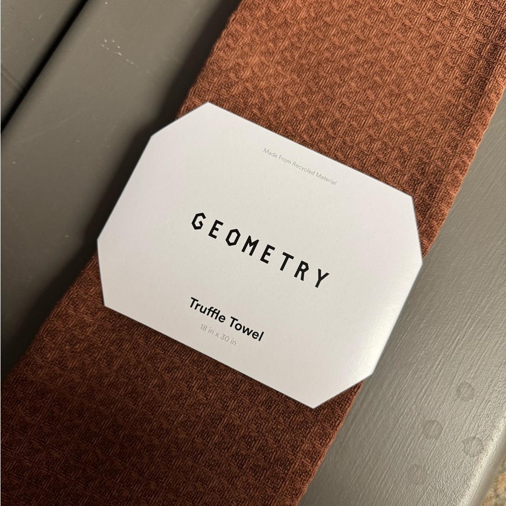 Geometry Truffle Kitchen Towel - Picture 2 of 6